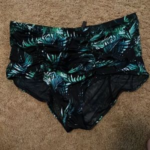 Torrid size 3 High waist swim bottom